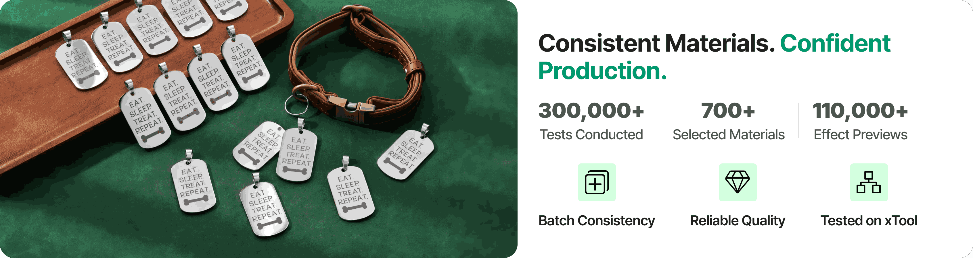 Us f series pc material quality testing