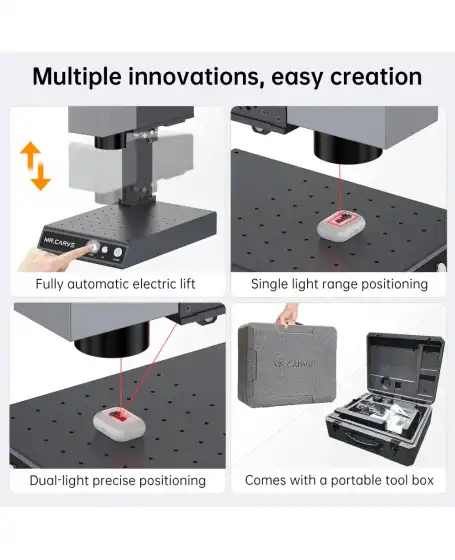 Mr Carve M1 – Fiber Marking Machine for Metal & Plastic 3