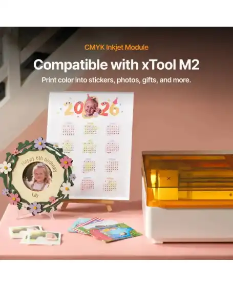 xTool M2 CMYK Inkjet Printing Module 4