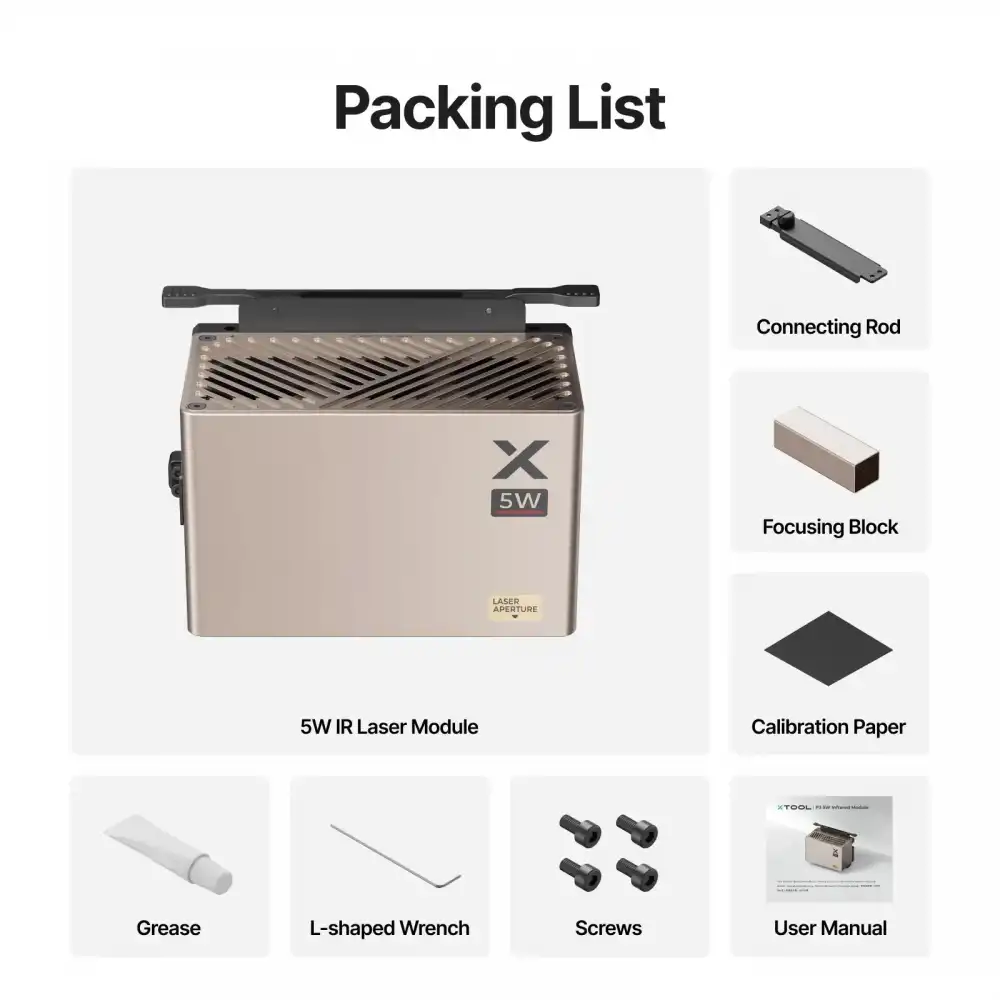 xTool 5W IR Laser Module for P3